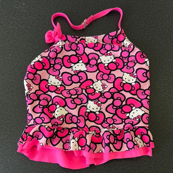 Hello Kitty Pink Kids Swim Bikini - Picture 1 of 3